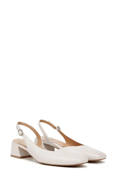 Naturalizer Jayla Slingback Pumps In Warm White Leather