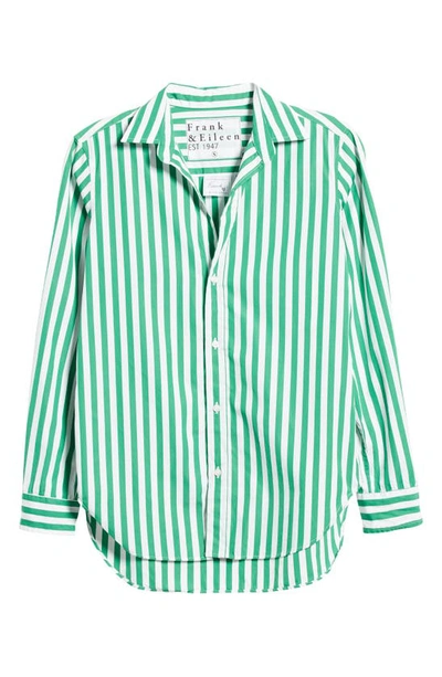 Shop Frank & Eileen Frank Classic Button-up Shirt In Wide Green