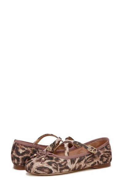 Circus Ny By Sam Edelman Zuri Ballet Flat In Beige Brown Multi