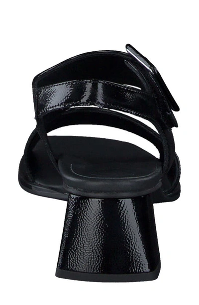 Shop Paul Green Tanya Slingback Sandal In Black Crinkled Patent