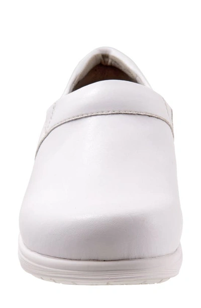 Shop Softwalk ® Meredith Sport Clog In White Leather