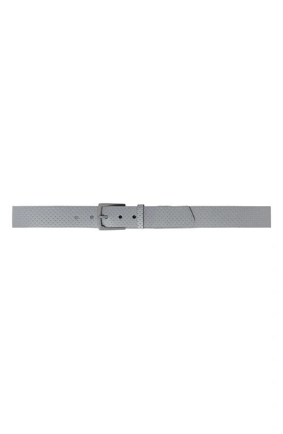 Shop Travis Mathew Pilatus 2.0 Leather Belt In Quiet Shade