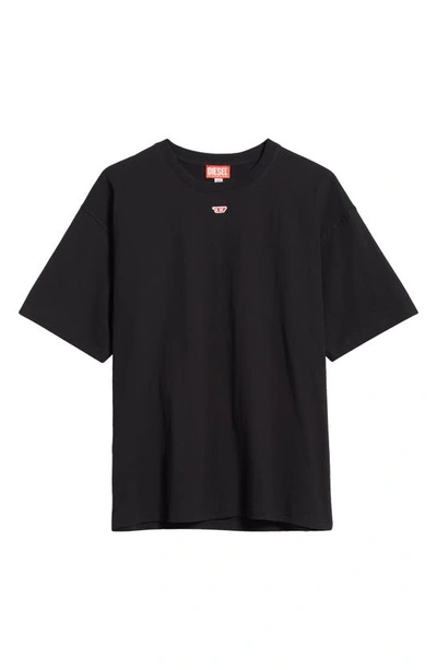 Shop Diesel T-boxt-d T-shirt In Black