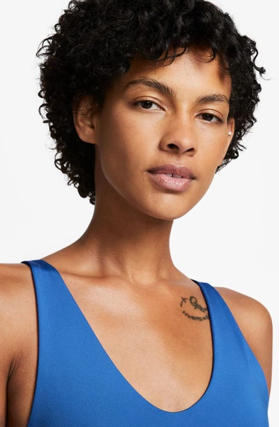 Shop Nike Indy Sports Bra In Hyper Royal/ University Blue