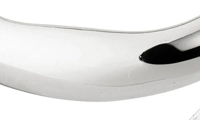 Nordstrom Open Oval Ring In Rhodium