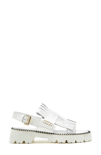 Shop La Canadienne Raisa Slingback Sandal In White Patent