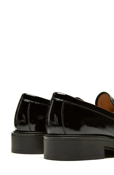 Shop La Canadienne Celine Waterproof Bit Loafer In Black Patent