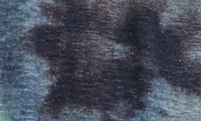Shop John Varvatos Camellia Tie Dye Slub Knit Linen Button-up Shirt In Steel Blue