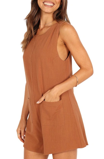 Petal And Pup Womens Dory Playsuit Romper In Tan