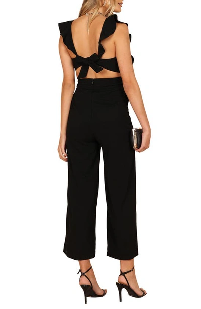 Petal And Pup Mills Crop Jumpsuit In Black