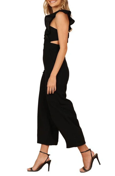 Petal And Pup Mills Crop Jumpsuit In Black