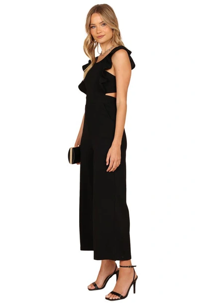 Petal And Pup Mills Crop Jumpsuit In Black