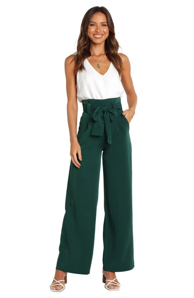 Petal And Pup Womens Kieran Pants In Emerald Green