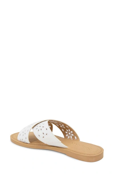 Shop Splendid Selena Slide Sandal In Linen