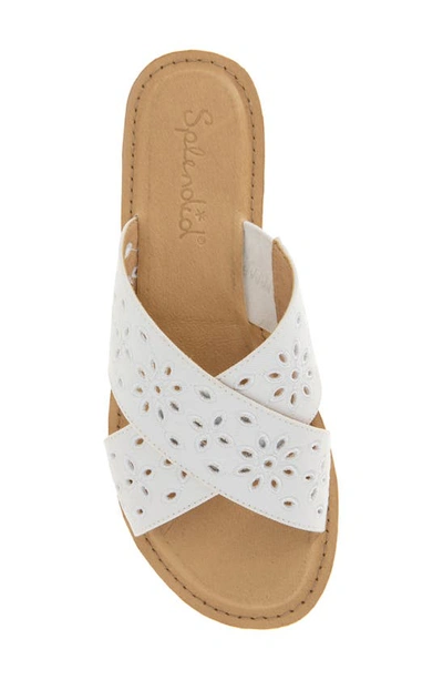 Shop Splendid Selena Slide Sandal In Linen