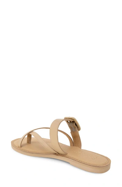 Splendid Sutton Toe Loop Sandal In Light Almond
