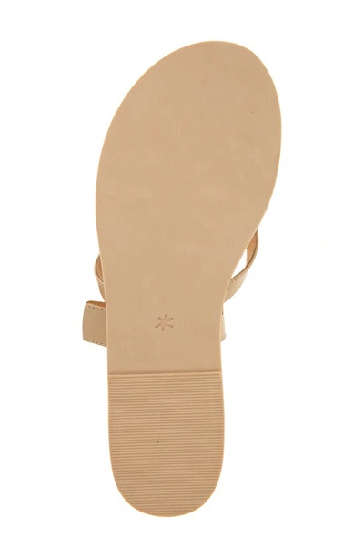 Splendid Sutton Toe Loop Sandal In Light Almond