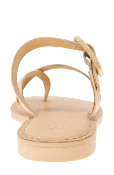 Splendid Sutton Toe Loop Sandal In Light Almond