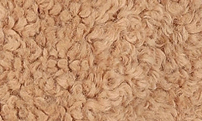 Petal And Pup Lucia Faux Fur Zip-up Jacket In Camel