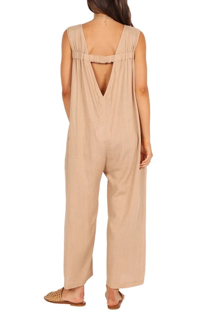 Petal And Pup Womens Yardlee Jumpsuit In Mocha