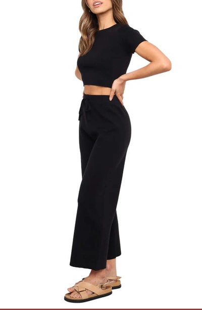 Petal And Pup Womens Ayers Pant Set In Black