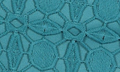 Petal And Pup Womens Candice Strapless Lace Midi Dress In Teal