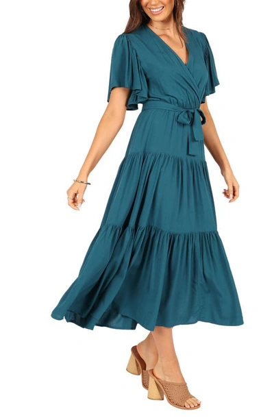 Petal And Pup Womens Barker Dress In Teal