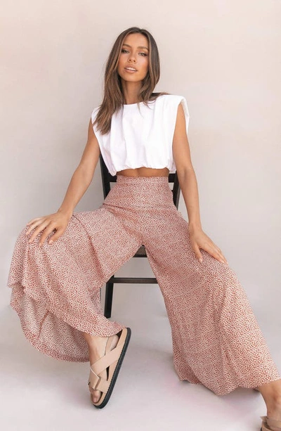 Petal And Pup Womens Neveah Pant In Rust