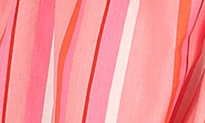 Petal And Pup Womens Madam Midi Dress In Pink Stripe