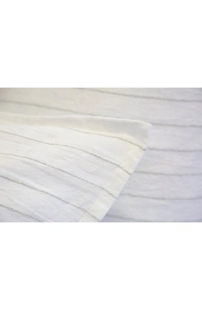 Pom Pom At Home Blake Duvet Cover In White/natural