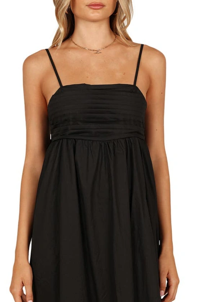 Petal And Pup Womens Alice Bow Back Midi Dress In Black