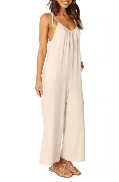 Petal And Pup Margot Jumpsuit In Oatmeal