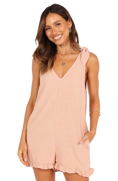 Petal And Pup Womens Lorelai Playsuit Romper In Blush