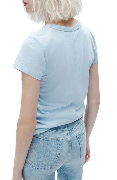 Rag & Bone The Slub Short Sleeve Tee In Raindrop