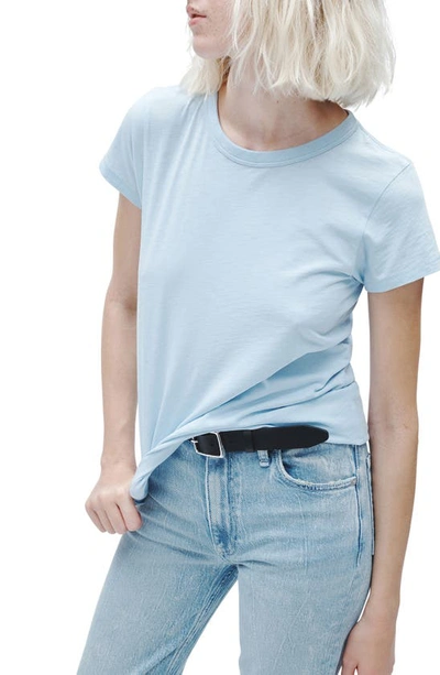 Rag & Bone The Slub Short Sleeve Tee In Raindrop
