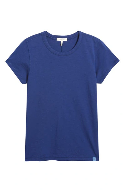 Shop Rag & Bone The Slub Organic Pima Cotton T-shirt In Royal Blue