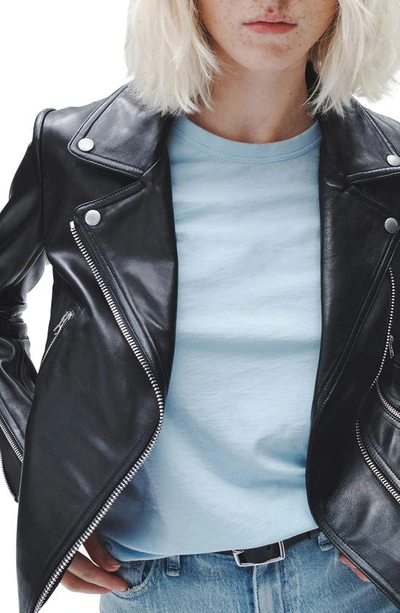 Rag & Bone The Slub Short Sleeve Tee In Raindrop
