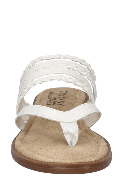 Shop Tuscany By Easy Street® Anji Flip Flop In White