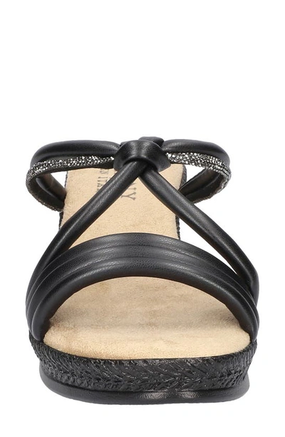 Shop Tuscany By Easy Street® Elvera Wedge Sandal In Black