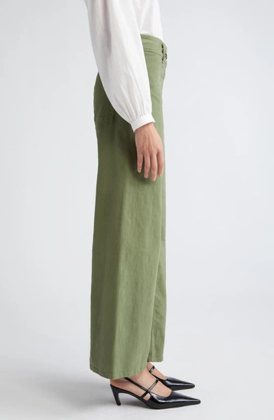 Shop Nili Lotan Megan Wide Leg Pants In Camo