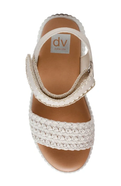 Shop Dolce Vita Dv By  Kids' Fierce Platform Sandal In Natural