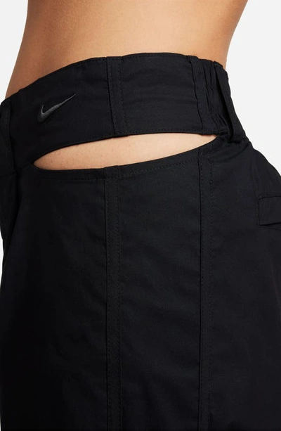 Shop Nike Air High Waist Flare Leggings In Black/ White