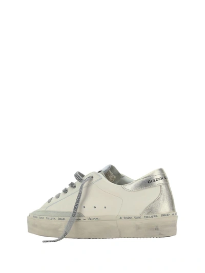 Shop Golden Goose Sneakers In White/ice/silver/platinum