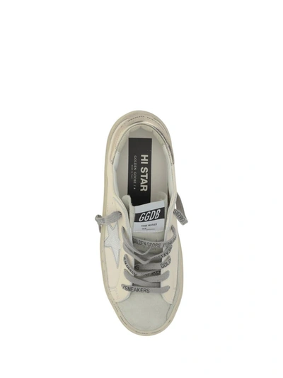 Shop Golden Goose Sneakers In White/ice/silver/platinum