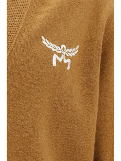 Shop Mcm Knitwear In Cognac