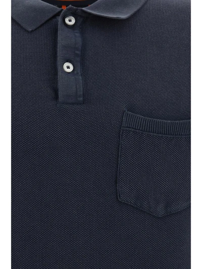 Shop Parajumpers Polo Shirts In Blue Navy