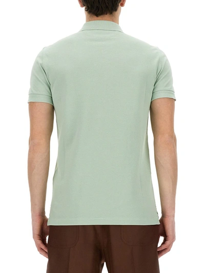 Shop Tom Ford Regular Fit Polo Shirt In Green