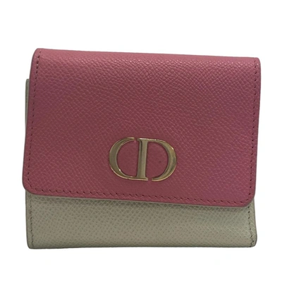 Shop Dior Grey Leather Wallet  ()
