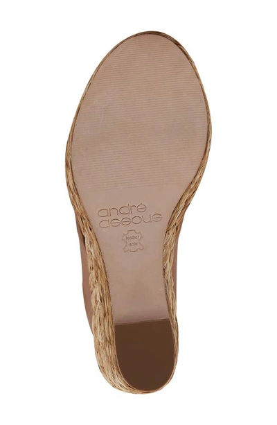 Shop Andre Assous Opal Espadrille Wedge Sandal In Tan