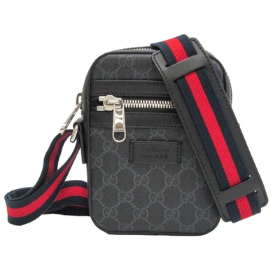 Shop Gucci Messenger Black Canvas Shoulder Bag ()